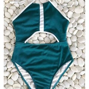 Cupshe One Piece Halter Swimsuit
